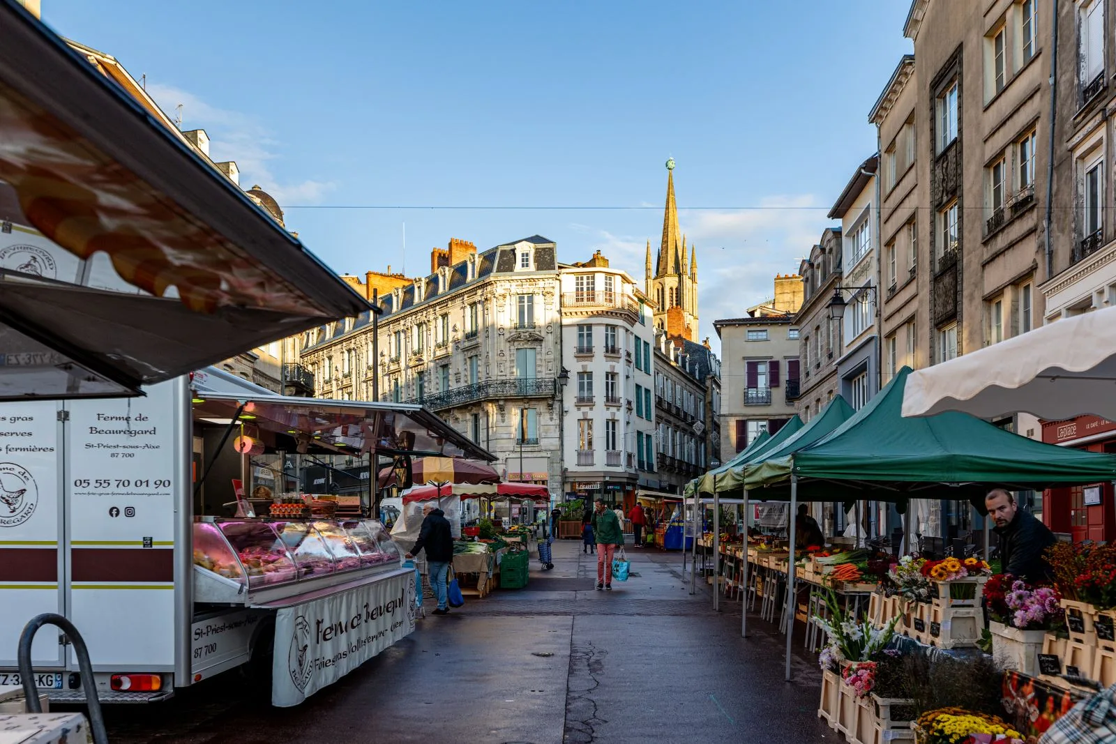 Marchés à Limoges et alentours