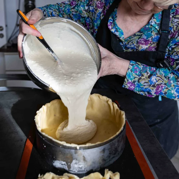 La recette de la tarte au fromage blanc