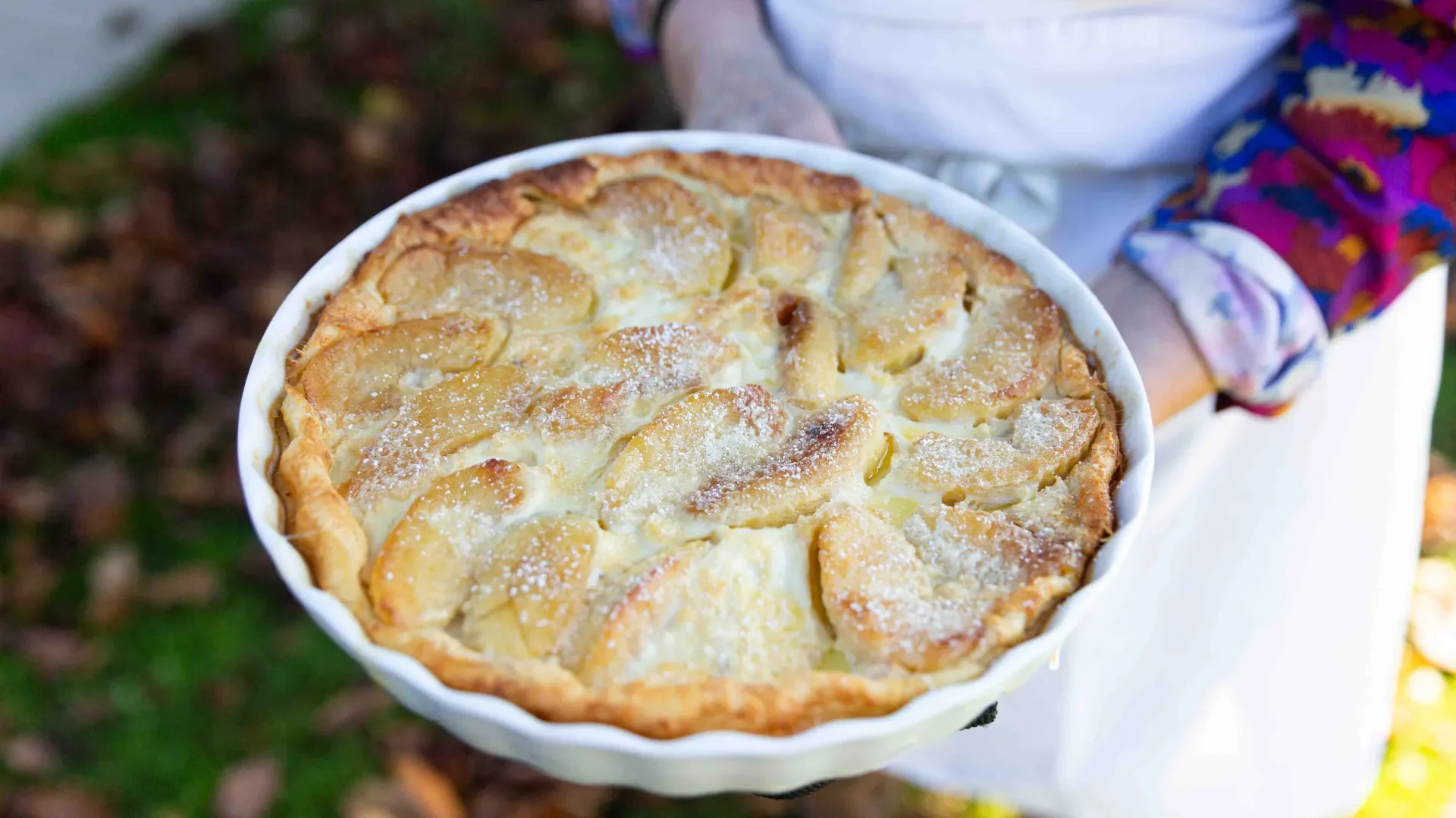 Flognarde aux pommes