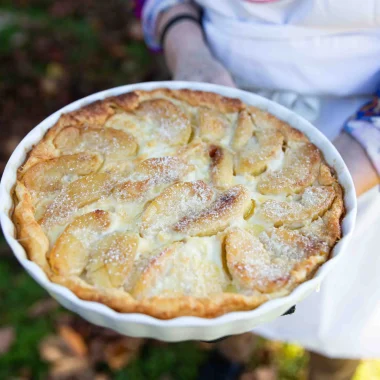 Flognarde aux pommes