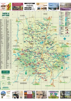 Carte touristique Haute-Vienne 2026