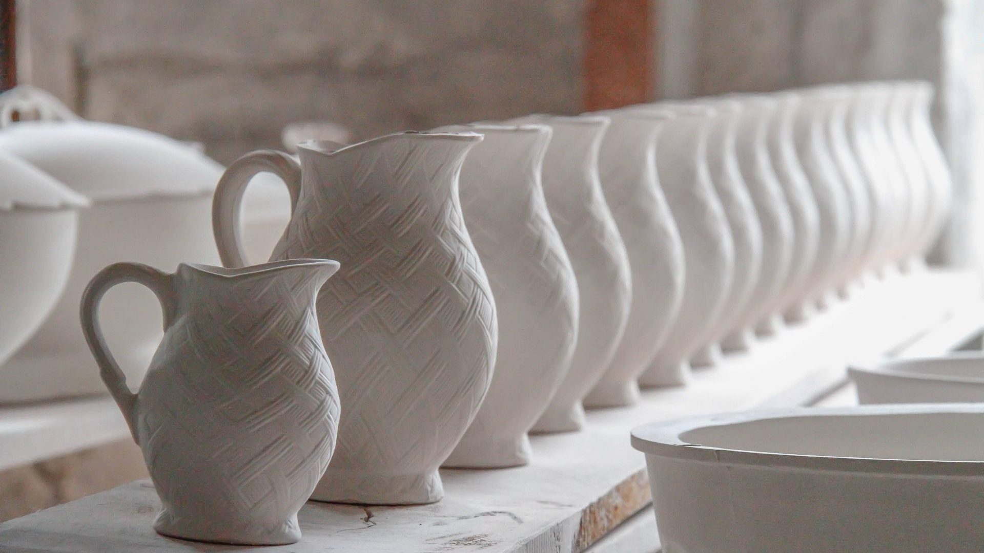 Bernardaud porcelain pots