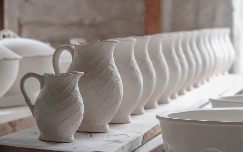 Bernardaud porcelain pots